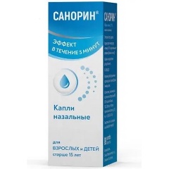 Изображение товара Лекарственное средство Санорин Санека капли наз. 0,1% фл. 10мл