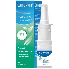 Изображение товара Лекарственное средство Санорин спрей назал.эвкалип ментол 0,1% 10мл