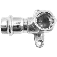 Изображение товара Водорозетка SantechSystems AISI 304 Дн 15х1/2" пресс/ВР (129-8968)