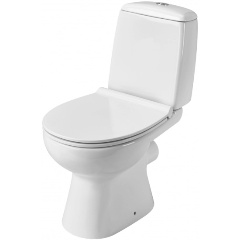 Изображение товара Унитаз-компакт Santek Цезарь с двумя режимами слива и встроенным сиденьем