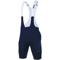 Изображение товара Шорты велосипедные Santic WM3C05162N BIB с карманом, темно-синий, белый, XS
