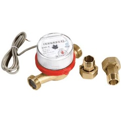 Изображение товара Счетчик воды универсальный Декаст ВСКМ-15 ДГ2 (72-15-253) крыльчатый одноструйный