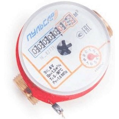 Изображение товара Счетчик воды универсальный Пульсар (H00016122) крыльчатый одноструйный