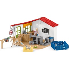 Изображение товара Игровой набор Schleich 42502 Ветеринарная практика с домашними животными