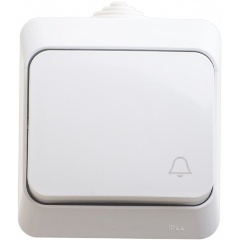 Изображение товара Выключатель SCHNEIDER ELECTRIC 1-клавишный IP44 SE Этюд наруж Белый
