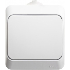 Изображение товара Переключатель SCHNEIDER ELECTRIC 1-клавишный IP44 сх.6 SE Этюд наруж Бел