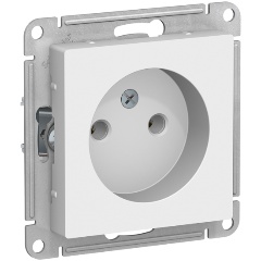 Изображение товара Розетка SCHNEIDER ELECTRIC ATLASDESIGN 16А белая, механическая, IP20