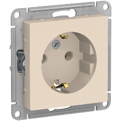 Изображение товара Розетка SCHNEIDER ELECTRIC ATLASDESIGN 16А бежевый механизм