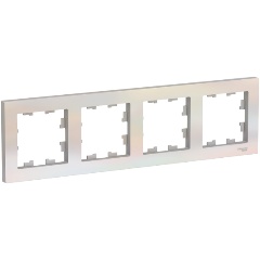 Изображение товара Рамка SCHNEIDER ELECTRIC ATLASDESIGN жемчуг 4-постовая