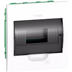 Изображение товара Встраиваемый бокс SCHNEIDER ELECTRIC EASY 9 с прозрачной дверью 8 модулей