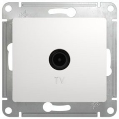 Изображение товара Розетка TV SCHNEIDER ELECTRIC GSL000192 проходная 4DB Glossa белая