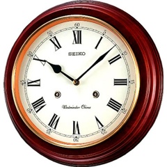 Изображение товара Настенные часы SEIKO QXH202BN-Z с боем и мелодией, деревянный корпус