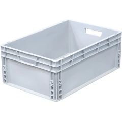 Изображение товара Ящик SEMBOL PLASTIK п/п 600х400х230 сплошной, усиленное дно, цв. серый