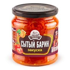 Изображение товара Закуска овощная Семилукская Трапеза Сытый барин 460 г