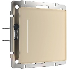 Изображение товара Сенсорный выключатель одноклавишный Werkel с подсветкой шампань W4513011 4690389197925