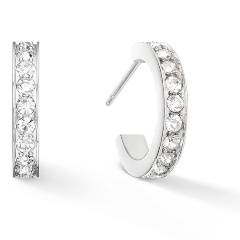 Изображение товара Серьги Crystal-Silver Coeur de Lion 0127/21-1817