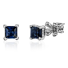 Изображение товара Элегантные серьги из белого золота с сапфирами и бриллиантами Gevorkyan 01С6212334-2