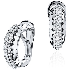 Изображение товара Серьги из белого золота с бриллиантами Gevorkyan 01С6214099 премиум класс
