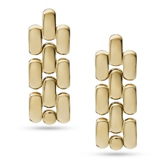 Изображение товара Элегантные женские серьги Fossil JF04786710 из нержавеющей стали и жёлтого золота