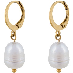 Изображение товара Серьги PEERLE Fiore Luna AE03186-1G для женщин с кристаллами из бижутерного сплава