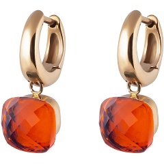 Изображение товара Серьги QUDO Firenze orange glow 300332 BR/RG