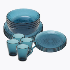 Изображение товара Сервиз столовый LUMINARC Идиллия Лондон Топаз 16 предметов, 4 персоны, стекло (O0520)