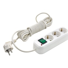 Изображение товара Сетевой фильтр РемоКолор 3 розетки, пвс 3x1 мм?, 16а, с/з, 5м, (шт.) 89-0-235