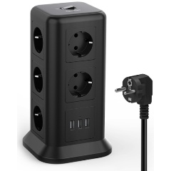 Изображение товара Сетевой фильтр TESSAN TPS01-DE, черный