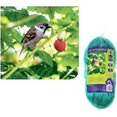 Изображение товара Сетка для защиты урожая от птиц INBLOOM 4х5м, полиэтилен, зеленая