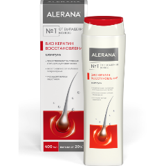 Изображение товара Шампунь для волос ALERANA Био-кератин, 400 мл