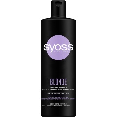 Изображение товара Шампунь для волос SYOSS BLONDE 450 мл для окрашенных и мелированных волос