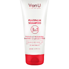 Изображение товара Шампунь для волос Von-U с платиной, 200 мл.