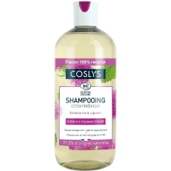 Изображение товара Шампунь для жирных волос COSLYS с органическими экстрактами лопуха и овса, 500 мл