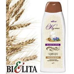 Изображение товара Шампунь-крем для волос БЕЛИТА Кумыс 450 мл укрепляющий для всех типов волос