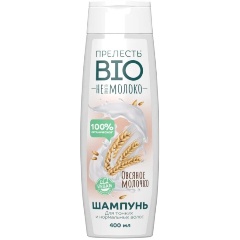 Изображение товара Шампунь Прелесть Био Овсяное молочко, для всех типов волос, 400 мл