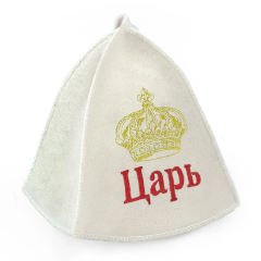 Изображение товара Шапка для бани Бацькина баня 10009 Царь