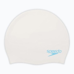 Изображение товара Шапочка для плавания детская SPEEDO Plain Moulded Silicone Cap Jr, 8-7099017621, БЕЛЫЙ, силикон