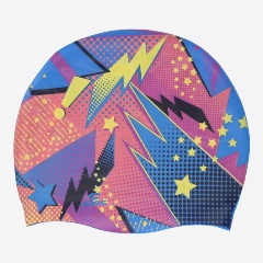 Изображение товара Шапочка для плавания детская Joss Kids' swim cap, raspberry, 102179JSS-J1