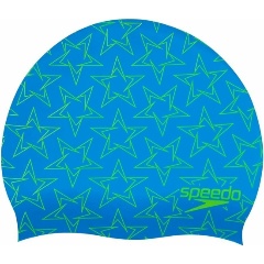 Изображение товара Шапочка для плавания детская Speedo BoomStar Jr, 8-08386F302, силикон, голубо-зелёный