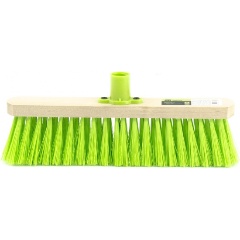 Изображение товара Щетка деревянная для подметания пола, 280 мм, 5 рядов, прямая тулейка с резьбой, без черенка, СИБРТЕХ, 84614