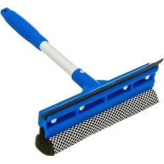 Изображение товара Щетка для мойки MEGAPOWER с губкой и сгоном для воды, 26см