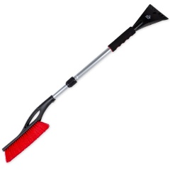 Изображение товара Щетка для очистки снега ARNEZI 89-115 см, телескопическая, со скребком и мягкой ручкой