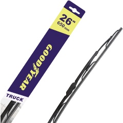 Изображение товара Щетка стеклоочистителя Goodyear GY000382 Truck 26"/65 см, каркасная, для грузовиков, всесезонная, 4 переходника