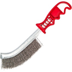 Изображение товара Щетка по металлу Beorol , витая проволока, пластиковая ручка