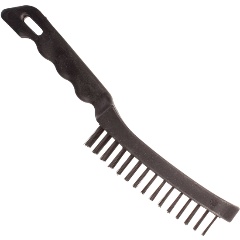 Изображение товара Щетка проволочная пластиковый корпус 6 рядов, толщина проволоки 0,33мм, 260мм, (шт.) РемоКолор