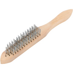 Изображение товара Щетка пятирядная металлическая с деревянной ручкой, SPARTA, 748245