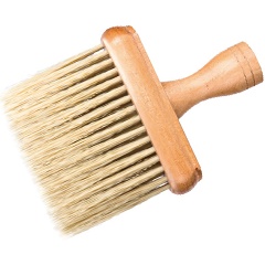 Изображение товара Кисть-сметка Harizma h10516 деревянная овальная для удаления волос