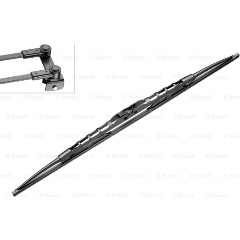 Изображение товара Щетки стеклоочистителя BOSCH 1000мм 1 шт безкаркасные для лобового стекла