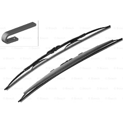 Изображение товара Щетка стеклоочистителя BOSCH Twin Spoiler 533S, 530/475 мм, каркасная, 2 шт, 3397118406