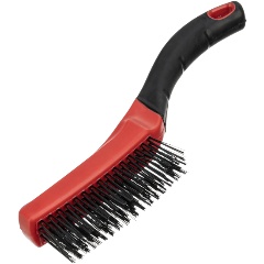 Изображение товара Щетка зачистная четырехрядная, двухкомпонентная рукоятка, MATRIX, 74834